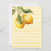 彼女は彼女の主な絞りブライダルシャワーを見つけた 招待状 (裏面)