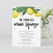 彼女は彼女の主な絞りブライダルシャワーを見つけた 招待状 (スタンド正面)