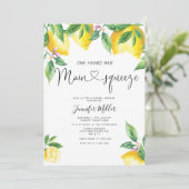 彼女は彼女の主な絞りブライダルシャワーを見つけた 招待状 (スタンド正面)