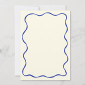 彼女は彼女の主な絞りブライダルシャワーを見つけた 招待状 (裏面)