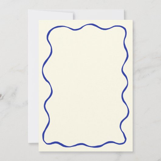 彼女は彼女の主な絞りブライダルシャワーを見つけた 招待状 (裏面)