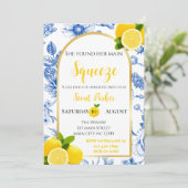 彼女は彼女の主な絞りブライダルシャワーを見つけた 招待状 (スタンド正面)