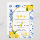 彼女は彼女の主な絞りブライダルシャワーを見つけた 招待状 (正面/裏面)