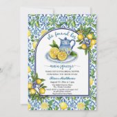 彼女は彼女の主な絞りブライダルシャワーを見つけた 招待状 (正面)