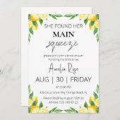 彼女は彼女の主な絞りブライダルシャワーを見つけた 招待状 (正面/裏面)