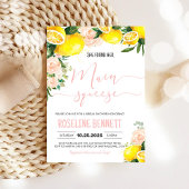 彼女は彼女の主な絞りブライダルシャワーを見つけた 招待状