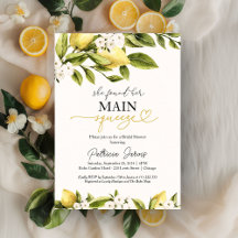 彼女は彼女の主な絞りブライダルシャワーを見つけた