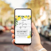 彼女は彼女の主な絞りブライダルシャワーを見つけた 招待状