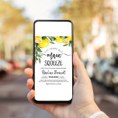 彼女は彼女の主な絞りブライダルシャワーを見つけた 招待状