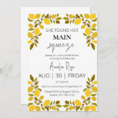 彼女は彼女の主な絞りブライダルシャワーを見つけた 招待状 (正面/裏面)