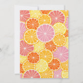 彼女は彼女の主な絞りブライダルシャワーを見つけた 招待状 (裏面)