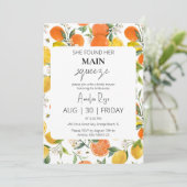 彼女は彼女の主な絞りブライダルシャワーを見つけた 招待状 (スタンド正面)