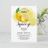 彼女は彼女の主な絞りブライダルシャワーを見つけた 招待状 (スタンド正面)