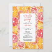 彼女は彼女の主な絞りブライダルシャワーを見つけた 招待状 (正面)