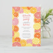 彼女は彼女の主な絞りブライダルシャワーを見つけた 招待状 (スタンド正面)