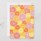 彼女は彼女の主な絞りブライダルシャワーを見つけた 招待状 (裏面)