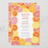 彼女は彼女の主な絞りブライダルシャワーを見つけた 招待状 (正面/裏面)