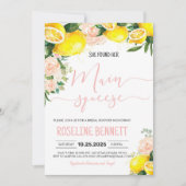 彼女は彼女の主な絞りブライダルシャワーを見つけた 招待状 (正面)