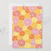 彼女は彼女の主な絞りブライダルシャワーを見つけた 招待状 (裏面)