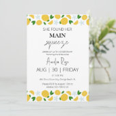 彼女は彼女の主な絞りブライダルシャワーを見つけた 招待状 (スタンド正面)