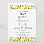 彼女は彼女の主な絞りブライダルシャワーを見つけた 招待状 (正面/裏面)