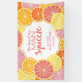 彼女は彼女の主な絞りブライダルシャワーを見つけた 横断幕 (縦)