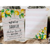 彼女は彼女の主な絞りブライダルシャワー招待状を見つけた 招待状