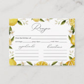 彼女は彼女の主な絞りレシピを見つけた エンクロージャーカード (正面)