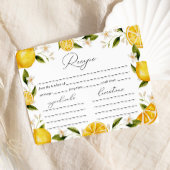 彼女は彼女の主な絞りレシピを見つけた エンクロージャーカード