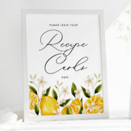 彼女は彼女の主な絞りレシピカードを見つけた ポスター