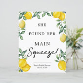 彼女は彼女の主な絞りレモンのブライダルシャワーを見つけた (スタンド正面)