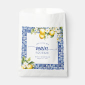 彼女は彼女の主な絞りレモンのブライダルシャワーを見つけた フェイバーバッグ (正面)