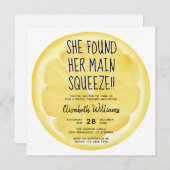 彼女は彼女の主な絞り夏のブライダルシャワーを見つけた 招待状 (正面/裏面)