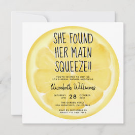 彼女は彼女の主な絞り夏のブライダルシャワーを見つけた 招待状