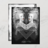 彼女は彼女の唯一の心地よいはがき。 ポストカード (正面/裏面)