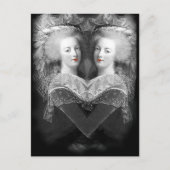 彼女は彼女の唯一の心地よいはがき。 ポストカード (正面)