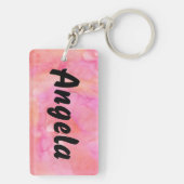 彼女は彼女の夢Keychainを追跡しました キーホルダー (裏面)