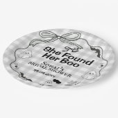 彼女は彼女の完璧なブーブライダルシャワーパーティーを見つけた ペーパープレート (アングル)