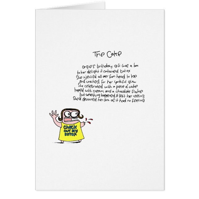 彼女は彼女の腕を食べました! (正面)