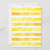 彼女は彼女の蜂蜜のブライダルシャワーを見つけた 招待状 (裏面)