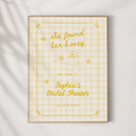彼女は彼女の蜂蜜のブライダルシャワー歓迎 ポスター