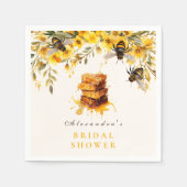 彼女は彼女の蜂蜜の素朴ブライダルシャワーを見つけた スタンダードカクテルナプキン (正面)