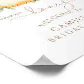 彼女は彼女の蜂蜜を見つけたブライダルシャワー歓迎 ポスター (角)