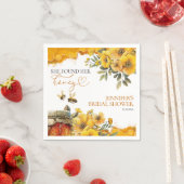 彼女は彼女の蜂蜜を見つけた | 水彩ブライダルシャワー スタンダードカクテルナプキン (インサイチュ)