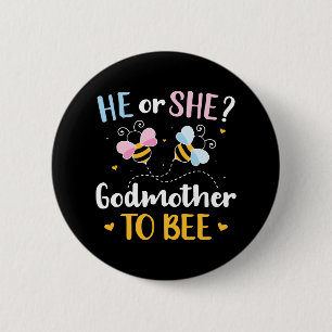 彼女は彼女のgodmotherマッチングベビーパーティー 缶バッジ