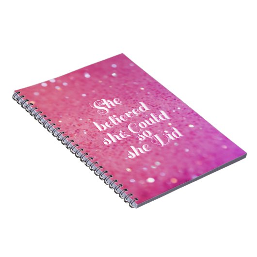 彼女は彼女をできました信じました従って彼女はしました ノートブック (右側)