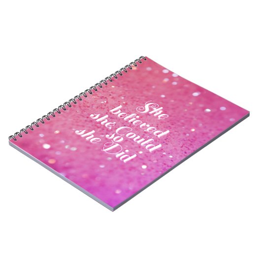 彼女は彼女をできました信じました従って彼女はしました ノートブック (左側)