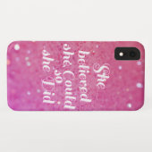 彼女は彼女をできました信じました従って彼女はしました Case-Mate iPhoneケース (裏面(横))