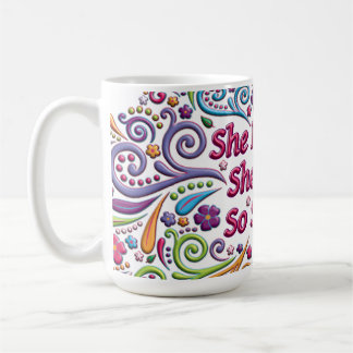 彼女は彼女をできました信じました従って彼女はコーヒー・マグをしました コーヒーマグカップ