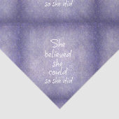 彼女は彼女をできました信じました従って彼女は引用しました 薄葉紙 (詳細)